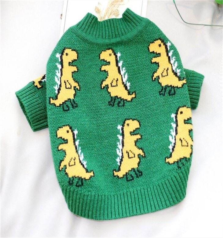 Pet Sweater Outdoor Low-top Jacquard Knit Sweater